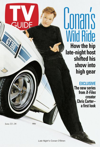 TV Guide cover - Conan O'Brien - June 22, 1996