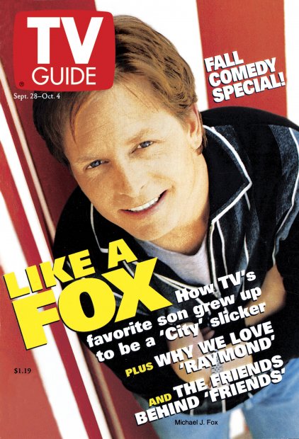 TV Guide cover - Michael J. Fox - September 28, 1996