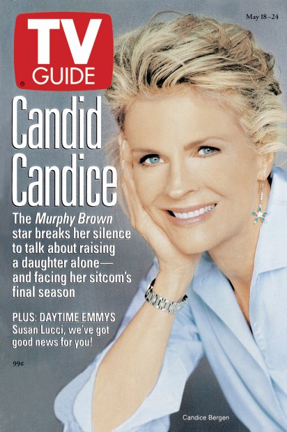 TV Guide cover - Candice Bergen - May 18, 1996