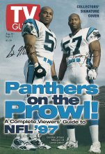 TV Guide cover - Lamar Lathon, Sam Mills - August 30, 1997