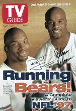 TV Guide cover - Raymont Harris, Rashaan Salaam - August 30, 1997