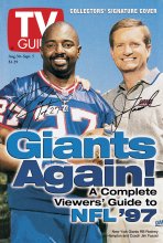 TV Guide cover - Jim Fassel, RB Rodney - August 30, 1997