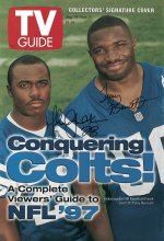 TV Guide cover - Tony Bennett, Marshall Faulk - August 30, 1997