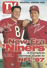 TV Guide cover - Steve Mariucci, Steve Young - August 30, 1997