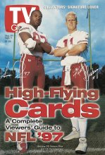 TV Guide cover - Kent Graham, Simeon Rice - August 30, 1997