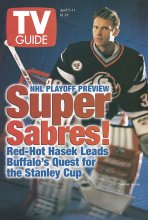 TV Guide cover - Dominik Hasek - April 5, 1997