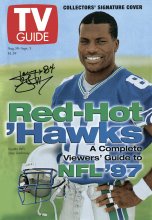 TV Guide cover - Joey Galloway - August 30, 1997
