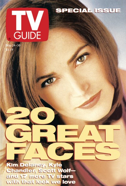 TV Guide cover - Kim Delaney - May 24, 1997