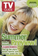 TV Guide cover - LeAnn Rimes - June 7, 1997