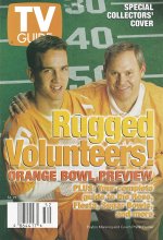 TV Guide cover - Phillip Fulmer, Peyton Manning - December 27, 1997