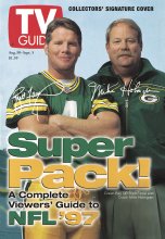 TV Guide cover - Brett Favre, Mike Holmgren - August 30, 1997