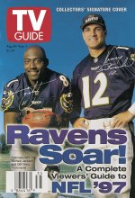 TV Guide cover - Michael Jackson, Vinny Testaverde - August 30, 1997