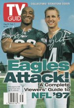 TV Guide cover - Ty Detmer, Irving Fryar - August 30, 1997