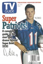 TV Guide cover - Drew Bledsoe - January 25, 1997