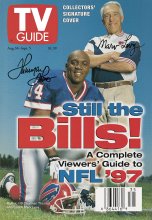 TV Guide cover - Marv Levy, Thurman Thomas - August 30, 1997