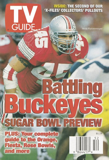 TV Guide cover - Andy Katzenmoyer - December 27, 1997