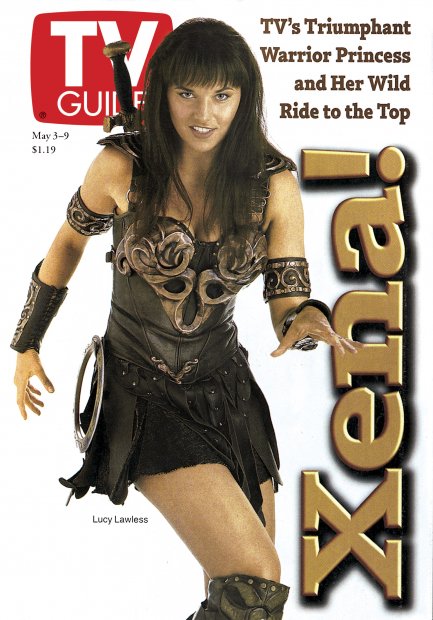 TV Guide cover - Lucy Lawless - May 3, 1997