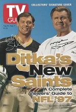TV Guide cover - Mike Ditka, Heath Shuler - August 30, 1997