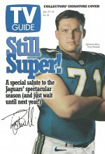 TV Guide cover - Tony Boselli - January 25, 1997