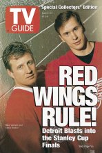 TV Guide cover - Slava Kozlov, Mike Vernon - June 7, 1997