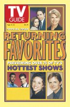 TV Guide cover - Gillian Anderson, Candice Bergen, David Duchovny, Michael J. Fox, Eriq LaSalle, Julia Louis-Dreyfus, Noah Wyle - September 6, 1997