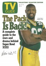 TV Guide cover - Reggie White - January 25, 1997