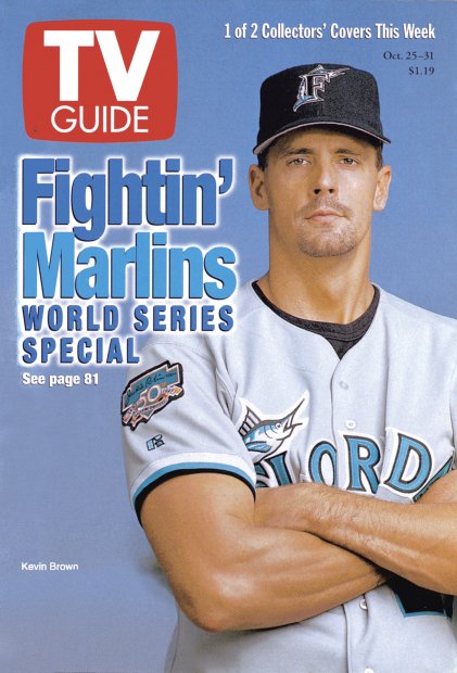 TV Guide cover - Kevin Brown - October 25, 1997