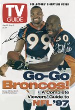 TV Guide cover - Terrell Davis, Neil Smith - August 30, 1997
