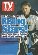 TV Guide cover - Andy Moog - April 5, 1997