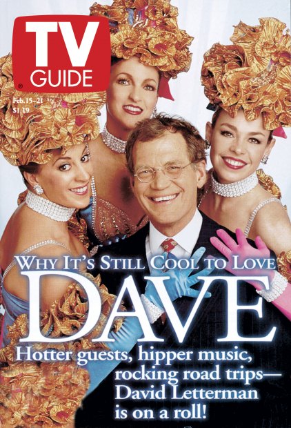 TV Guide cover - David Letterman - February 15, 1997