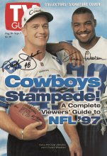 TV Guide cover - Daryl Johnston, Darren Woodson - August 30, 1997
