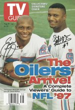 TV Guide cover - Eddie George, Steve McNair - August 30, 1997