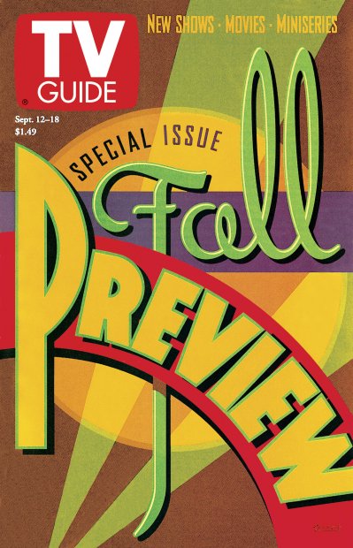 TV Guide cover - Fall Preview - September 12, 1998