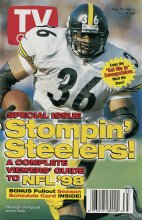 TV Guide cover - Jerome Bettis - August 29, 1998