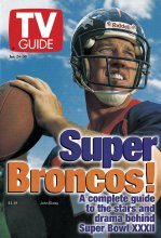 TV Guide cover - John Elway - January 24, 1998
