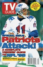 TV Guide cover - Drew Bledsoe - August 29, 1998