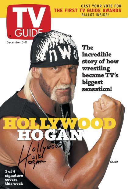 TV Guide cover - Terry Bollea, Hulk Hogan - December 5, 1998