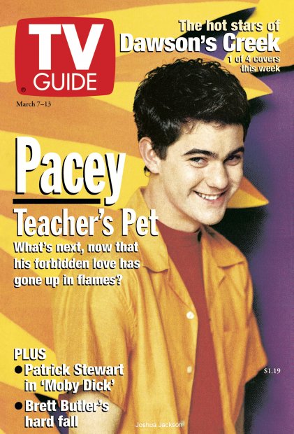 TV Guide cover - Joshua Jackson - March 7, 1998