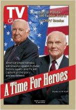 TV Guide cover - Walter Cronkite, John Glenn - October 24, 1998