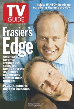 TV Guide cover - Kelsey Grammer, David Hyde Pierce - February 21, 1998