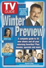 TV Guide cover - Vivica A. Fox, Katie Holmes, Joshua Jackson, Tom Selleck, James Van Der Beek, Michelle Williams, Peta Wilson - January 10, 1998