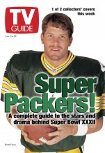 TV Guide cover - Brett Favre - January 24, 1998
