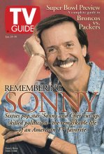 TV Guide cover - Sonny Bono - January 24, 1998