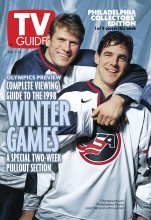 TV Guide cover - John LeClair, Joel Otto - February 7, 1998