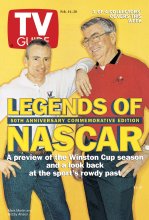 TV Guide cover - Bobby Allison, Mark Martin - February 14, 1998