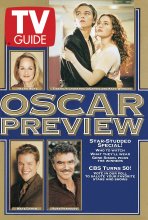 TV Guide cover - Matt Damon, Leonardo DiCaprio, Helen Hunt, Burt Reynolds, Kate Winslet - March 21, 1998