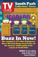 TV Guide cover - Cartman, Kenny, Kyle, Stan - March 28, 1998