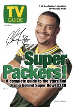 TV Guide cover - Antonio Freeman - January 24, 1998