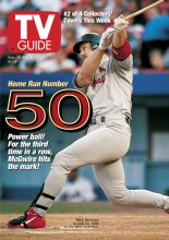 TV Guide cover - Mark McGwire - September 26, 1998
