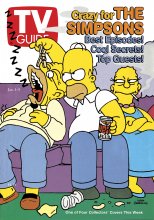 TV Guide cover - The Simpsons, Homer Simpson, Grampa Simpson - January 3, 1998